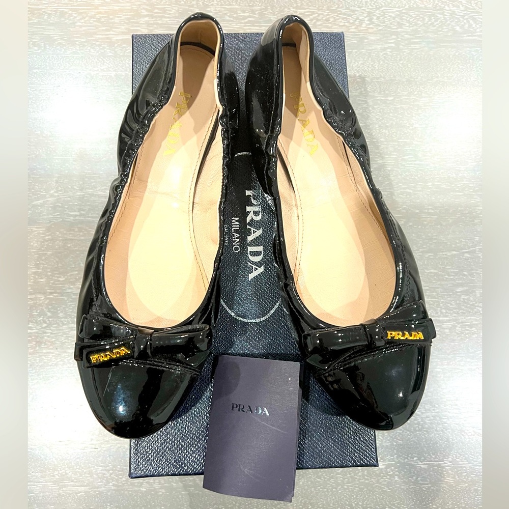 Prada Patent Leather Flats
